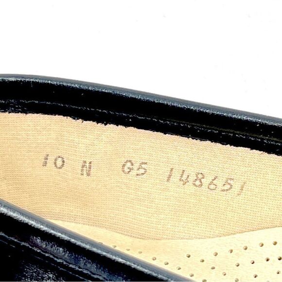 SAS Softie Black Leather Tassle and Kiltie Slip On Loafers 0073-013 Size 10 N - Picture 8 of 9